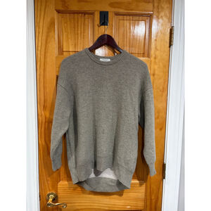 MACPHEE Tomorrowland Taupe Wool Blend Crewneck Sweater Women’s Japan Minimalist